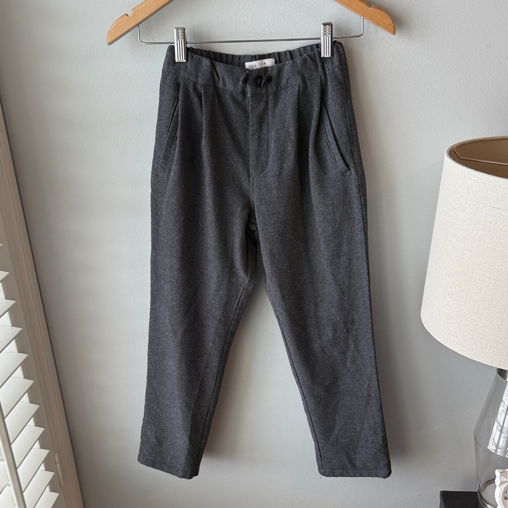 Zara Boys Grey Dress Pants